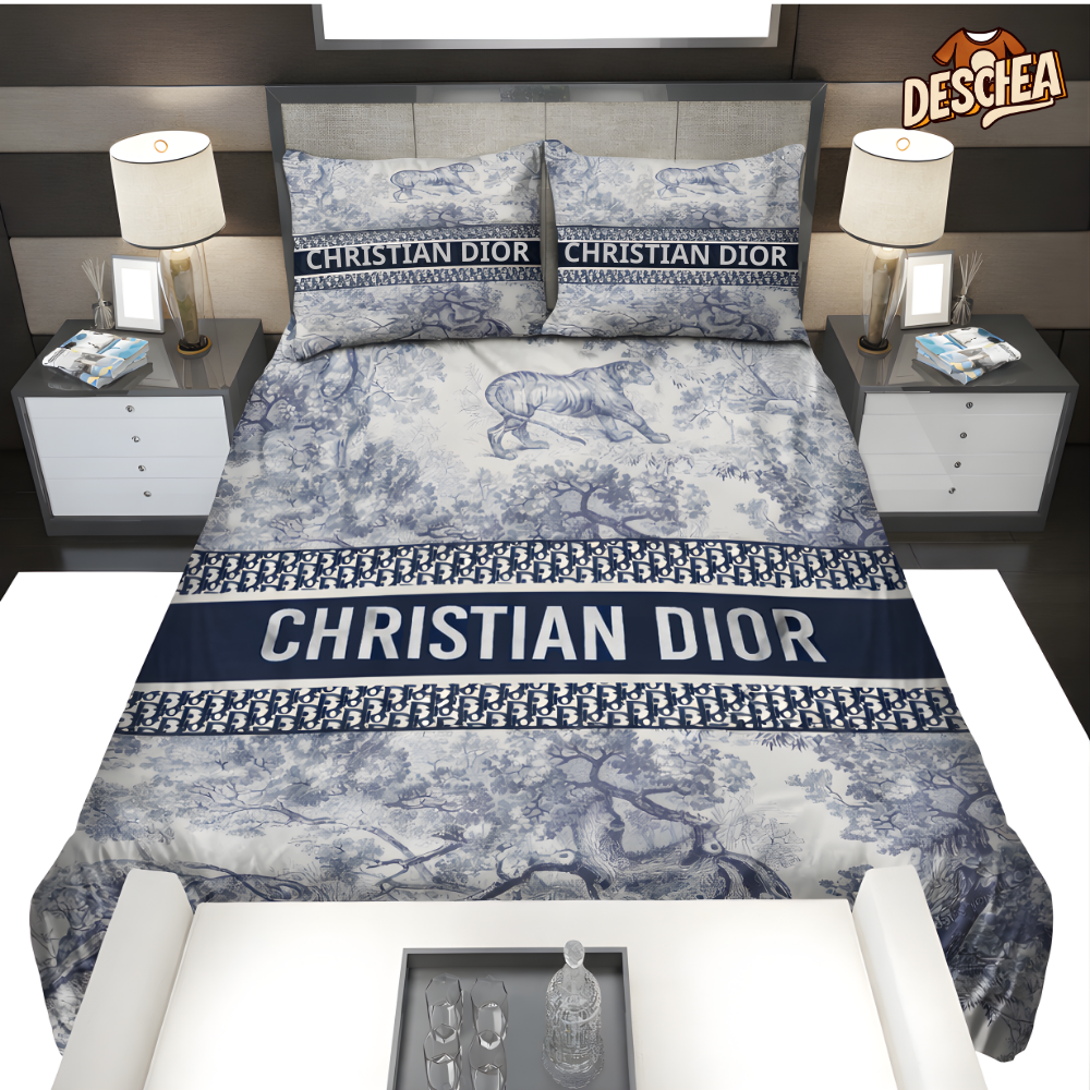 Christian Dior Tiger Bedding Sets Home Decoration Bedding Sets