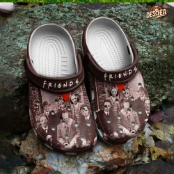 Friends Michael Meyers Jason Pennywise Freddy Krueger Halloween Crocs, Horror Movies Characters In A Scene