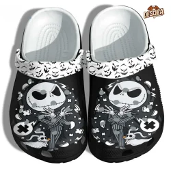 Gentle Jack Skellington And Zero Halloween Crocs