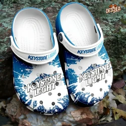 Keystone Light Blue Color Crocs