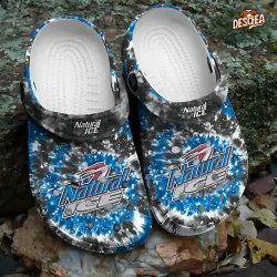 Tie Dye Natural Ice Crocs