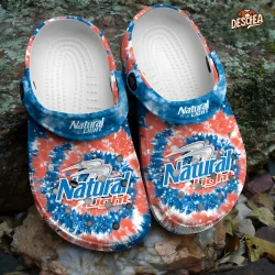 Tie Dye Natural Light Crocs