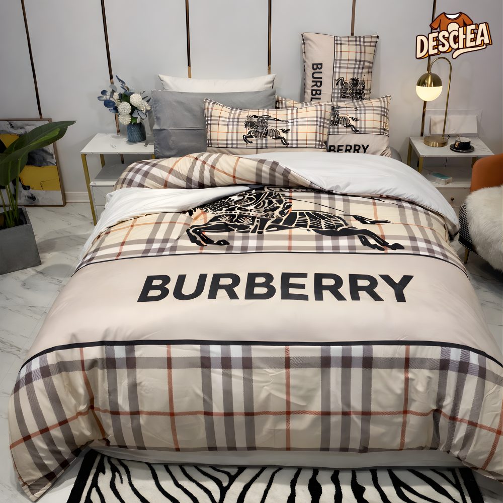 Burberry London Luxury Brand Type 41 S Bedding Sets Covers Bedroom Idea Duvet Bed  Sheets Home Decor