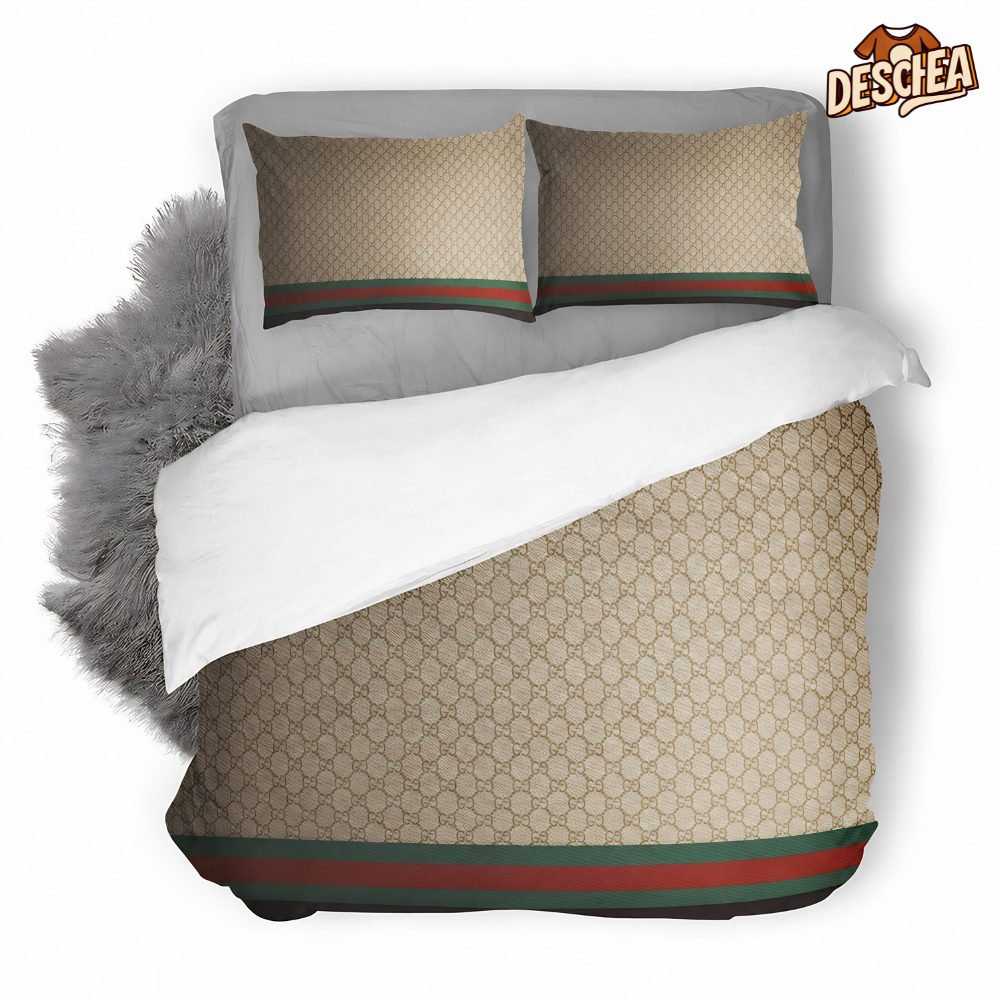 Gucci Logo 48 Duvet Cover Bedding Set