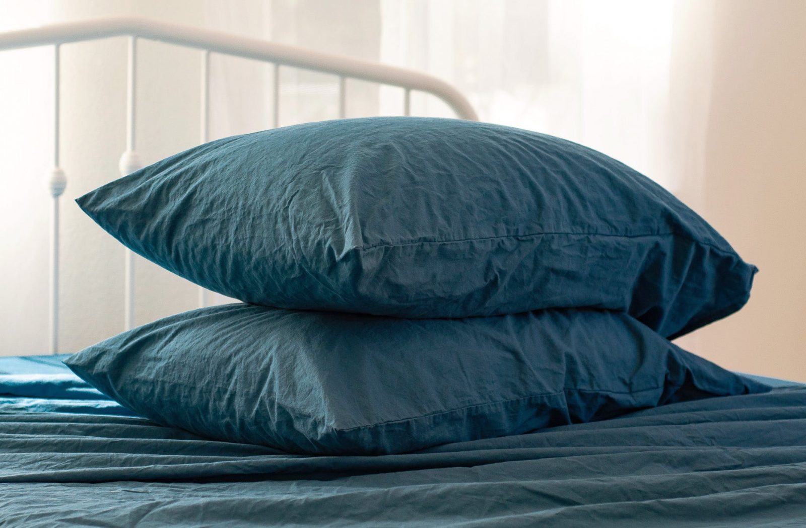 Crinkle Percale Organic Cotton Pillowcase Set Crinkle Percale Organic Cotton Pillowcase Set