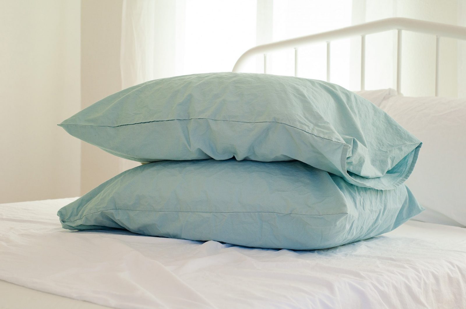 Crinkle Percale Organic Cotton Pillowcase Set Crinkle Percale Organic Cotton Pillowcase Set