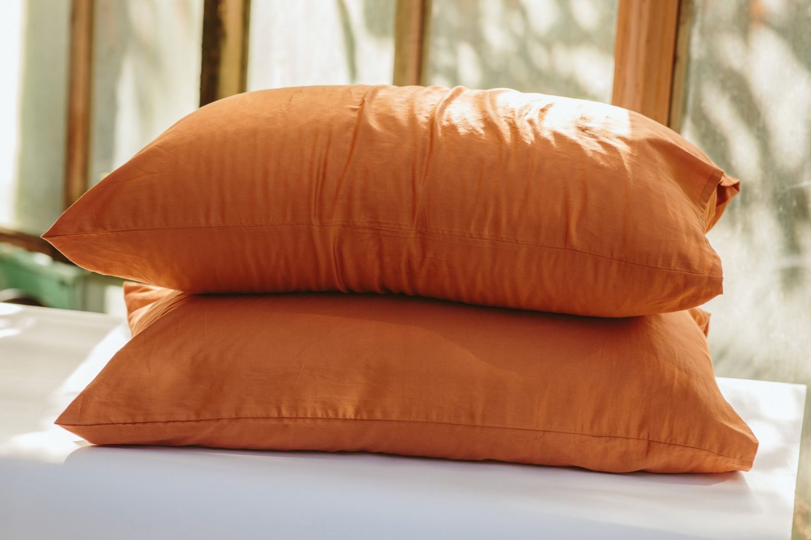 Sateen Organic Cotton Pillowcase Set Sateen Organic Cotton Pillowcase Set