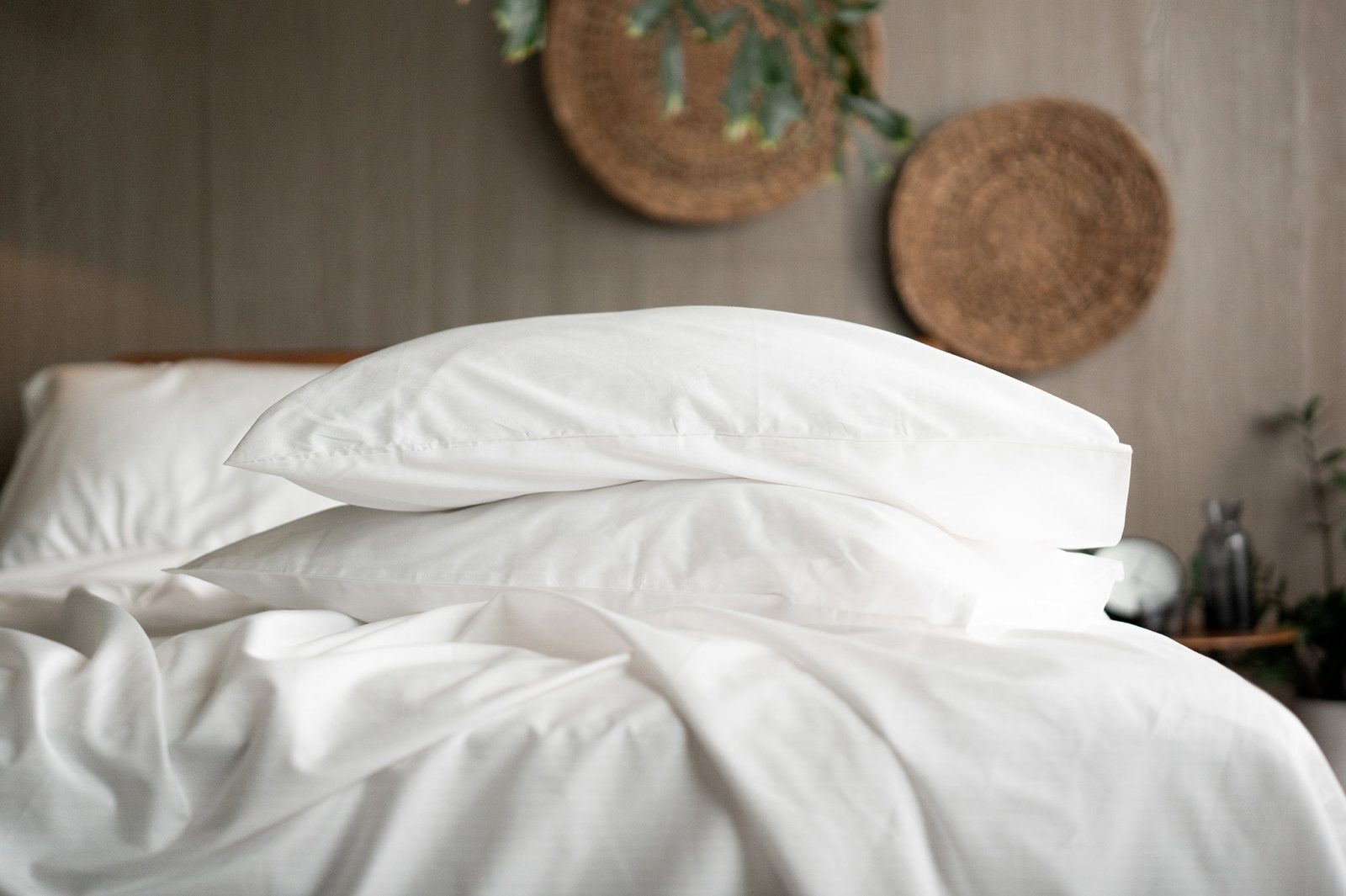 Sateen Organic Cotton Pillowcase Set Sateen Organic Cotton Pillowcase Set