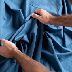 Crinkle Percale Organic Cotton Sheet Set + Pillowcases Deschea NestBedding 438.jpg