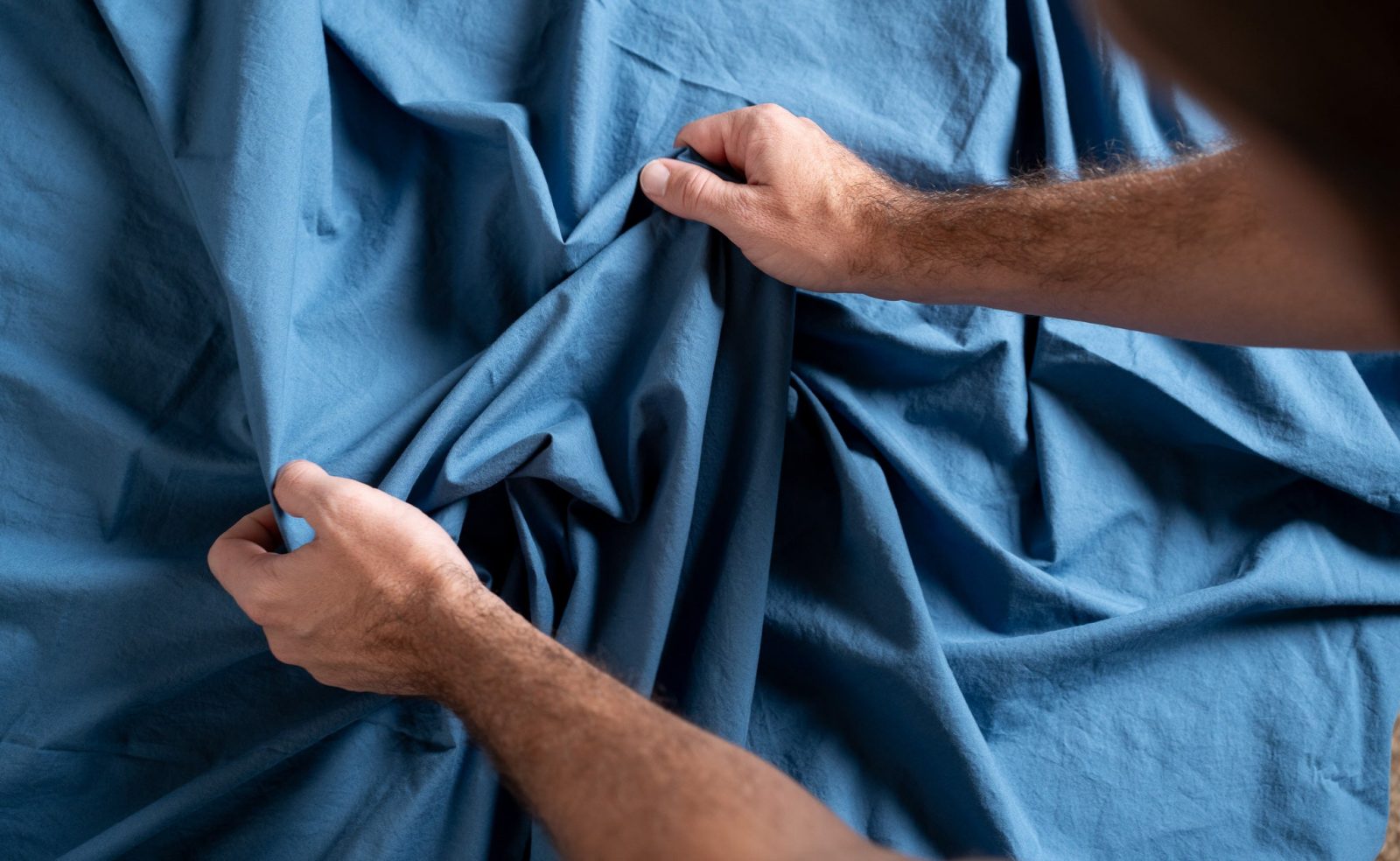 Crinkle Percale Organic Cotton Sheet Set + Pillowcases Crinkle Percale Organic Cotton Sheet Set + Pillowcases