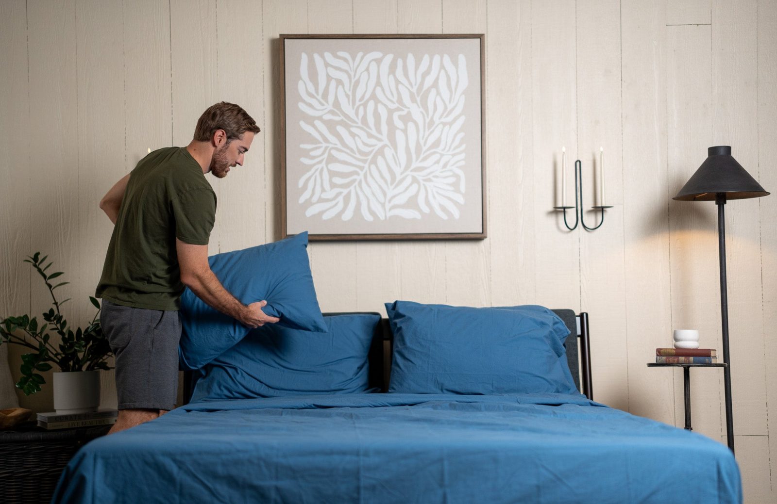 Crinkle Percale Organic Cotton Pillowcase Set Crinkle Percale Organic Cotton Pillowcase Set