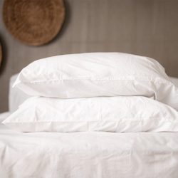 Crinkle Percale Organic Cotton Pillowcase Set Deschea NestBedding 545hero.jpg