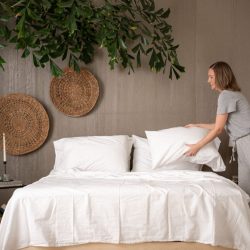 Crinkle Percale Organic Cotton Pillowcase Set Deschea NestBedding 546.jpg