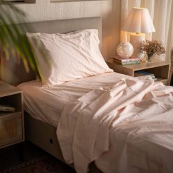 Kids Crinkle Percale Organic Cotton Sheet Set + Pillowcases