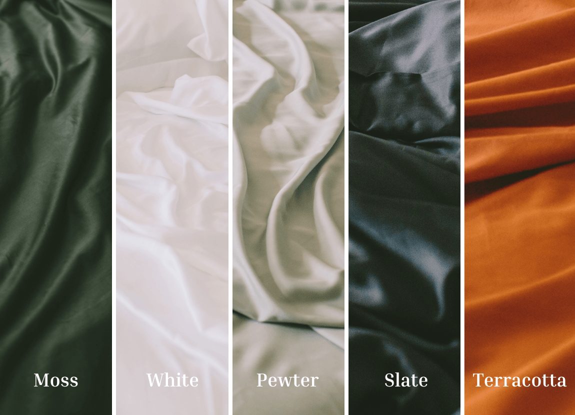 Sateen Organic Cotton Pillowcase Set Sateen Organic Cotton Pillowcase Set