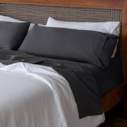 Pillowcase Linen Charcoal Duvet White.jpg