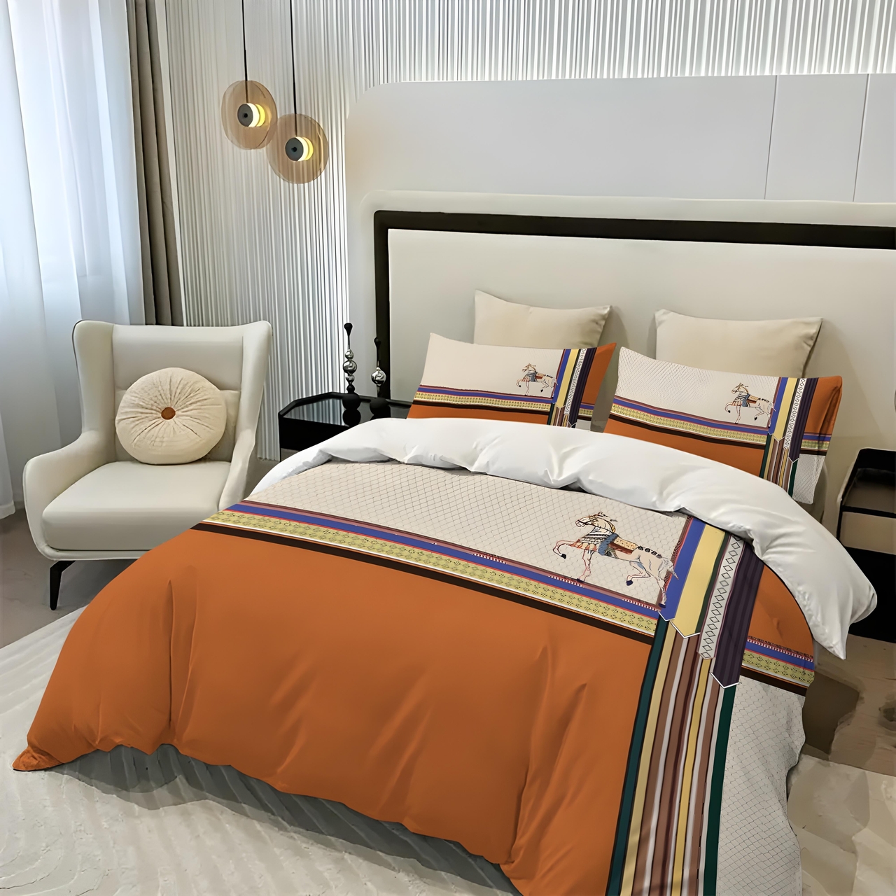 Herms Bedding Set – TB479 Herms Bedding Set – TB479