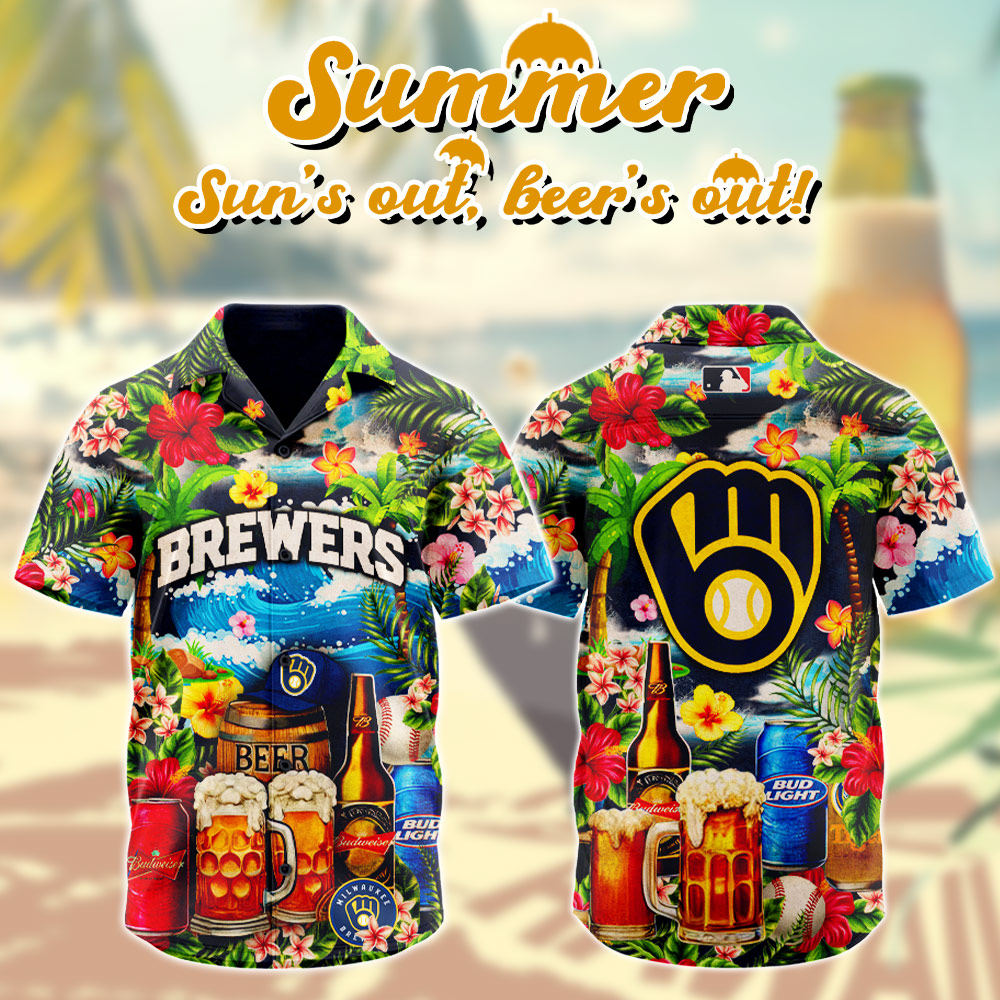 Milwaukee Brewers MLB Hawaiian Shirt Special Edition 2025 Milwaukee Brewers MLB Hawaiian Shirt Special Edition 2025