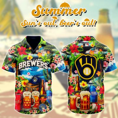 Milwaukee Brewers MLB Hawaiian Shirt Special Edition 2025 Deschea milwaukee brewers mlb hawaiian shirt special edition 2025 zy6m4