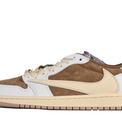 Air Jordan 1 Retro Low OG Travis Scott Sail Shy Pink