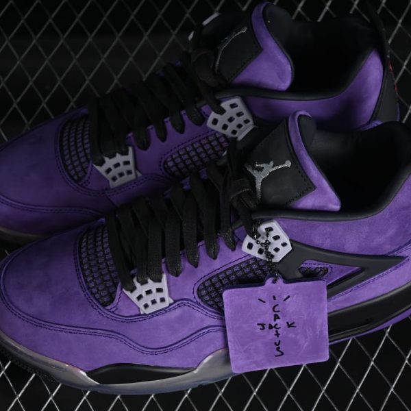 Air Jordan 4 Retro Travis Scott Purple (Friends and Family) Deschea Air Jordan 4 Retro Travis Scott Purple Friends and Family 5.jpg