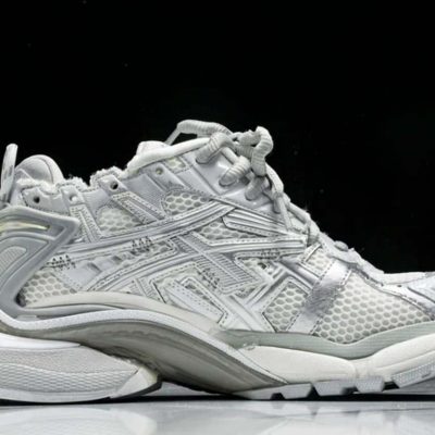 Runner White Grey Silver
