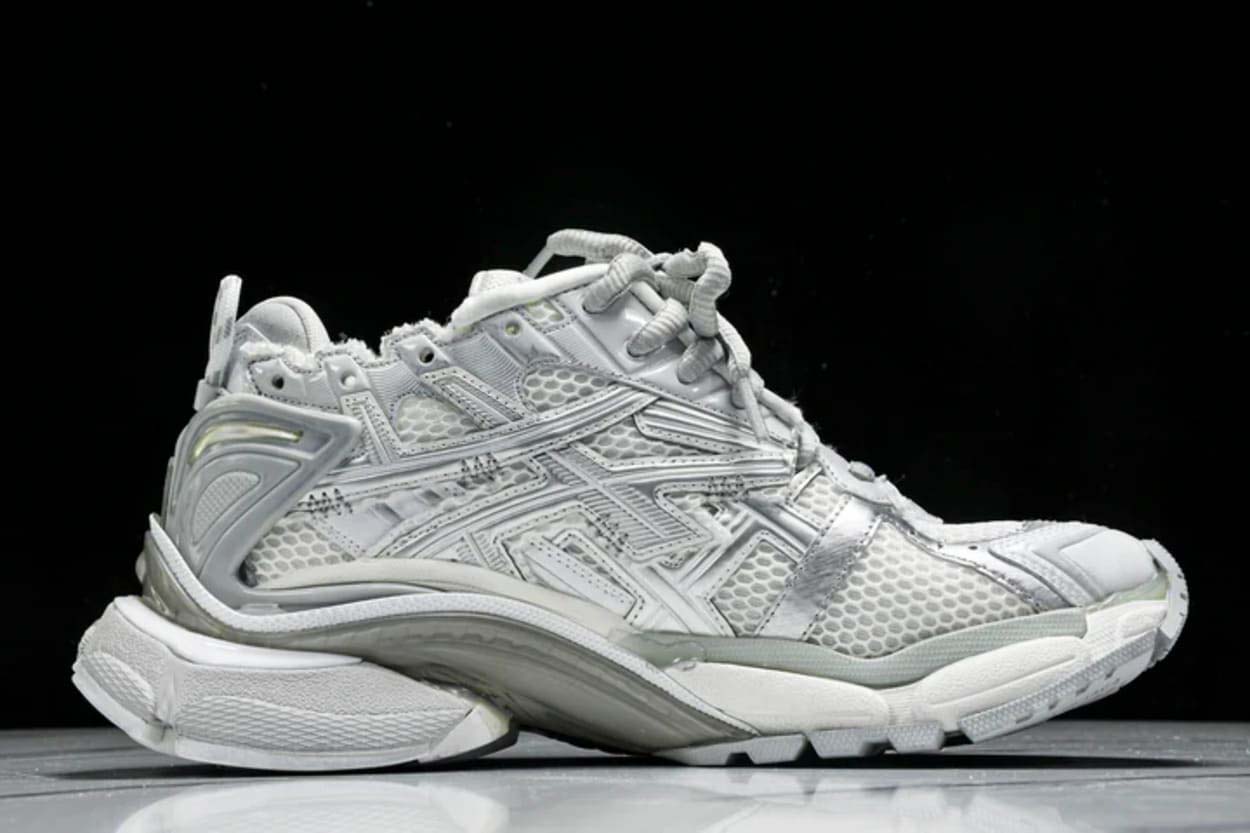 Runner White Grey Silver Runner White Grey Silver