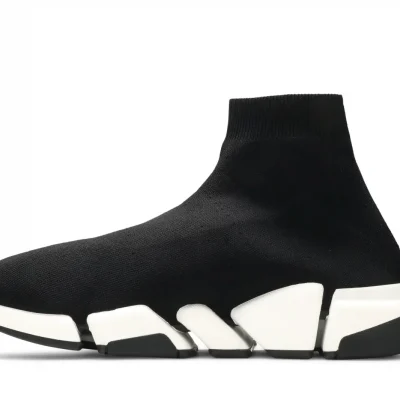 ßalenciaga Speed 2.0 Black White Deschea Balenciaga Speed 2.0 Black White 2.webp
