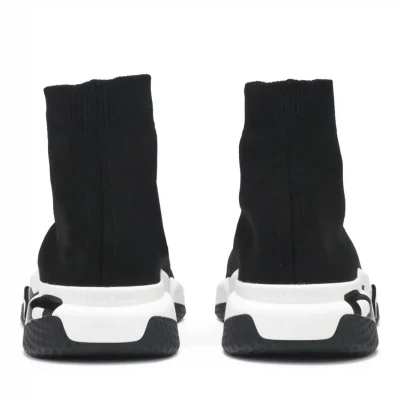 ßalenciaga Speed Graffiti Trainers Black White