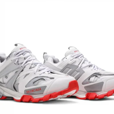 ßalenciaga Track White Red