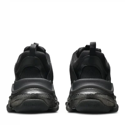 ßalenciaga Triple S Clear Sole Black Deschea Balenciaga Triple S Clear Sole Black 4.webp