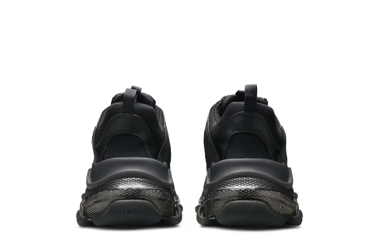 ßalenciaga Triple S Clear Sole Black ßalenciaga Triple S Clear Sole Black