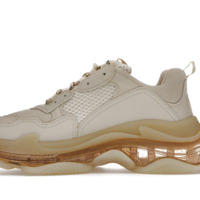 ßalenciaga Triple S Clear Sole Off White
