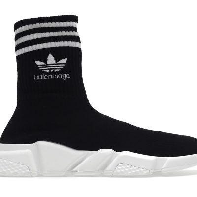 ßalenciaga x adidas Speed Trainer Black White