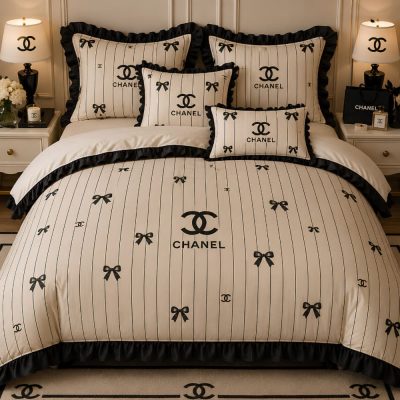 Chanel Halloween Luxury Bedding Set V14