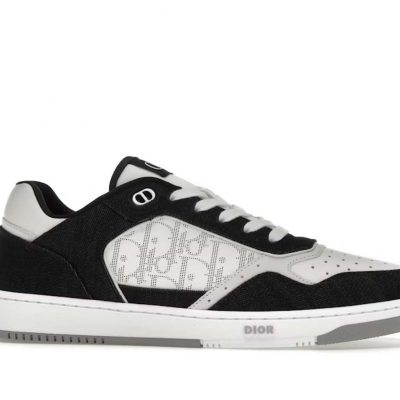 D1or B27 Low White Black Denim