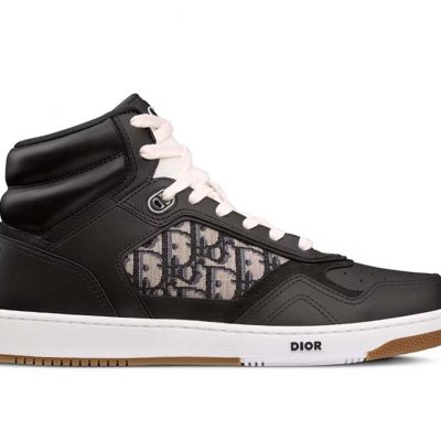 D1or B27 High-Top Black Beige Black D1or Oblique Jacquard