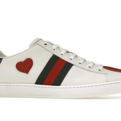 GG Ace Embroidered Hearts GG Ace Embroidered Hearts
