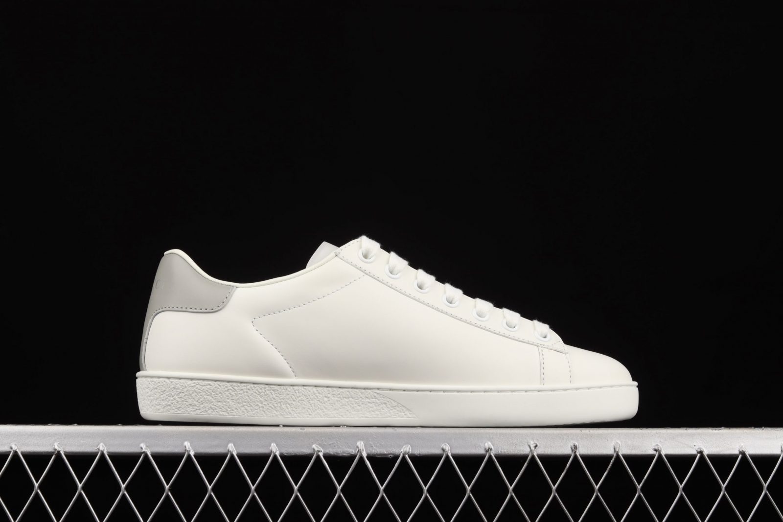 GG Ace Perforated Interlocking G White GG Ace Perforated Interlocking G White