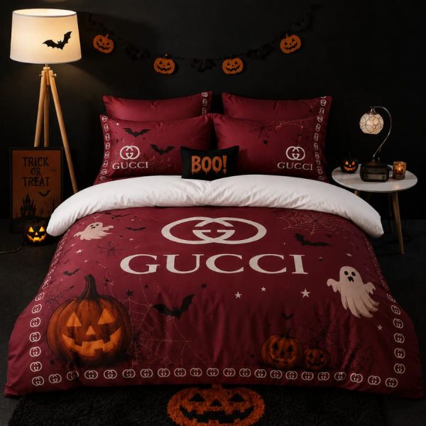 Gucci Halloween Luxury Bedding Set V05