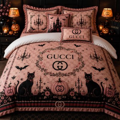 Gucci Halloween Luxury Bedding Set V09