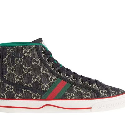 GG Tennis 1977 High Top Black Mini GG