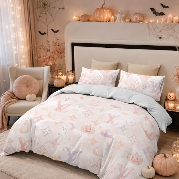 LV Halloween Luxury Bedding Set V11