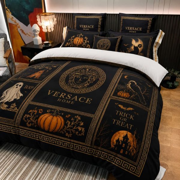 Versace Halloween Luxury Bedding Set V12