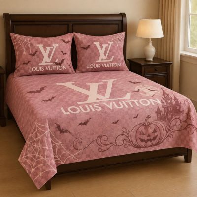 LV Halloween Luxury Bedding Set V14