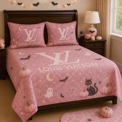 LV Halloween Luxury Bedding Set V15
