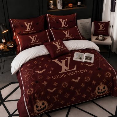 LV Halloween Luxury Bedding Set V16