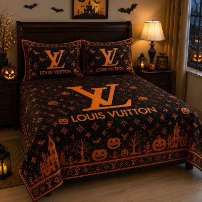LV Halloween Luxury Bedding Set V18