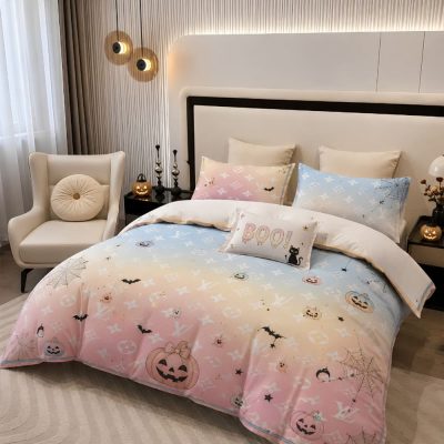 LV Halloween Luxury Bedding Set V19