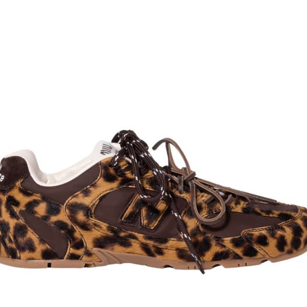 New Balance 530 SL printed leather and technical fabric